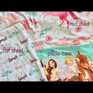 Spirit Riding Free Twin Bed Sheet Set